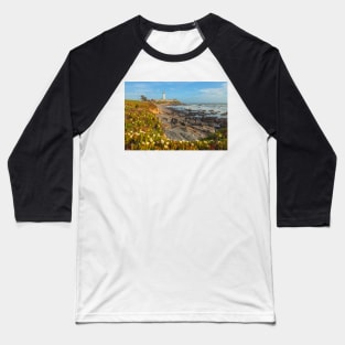 Pigeon Point Lighthouse Baseball T-Shirt